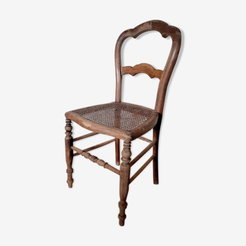 Wooden and canning chair from the 1930s