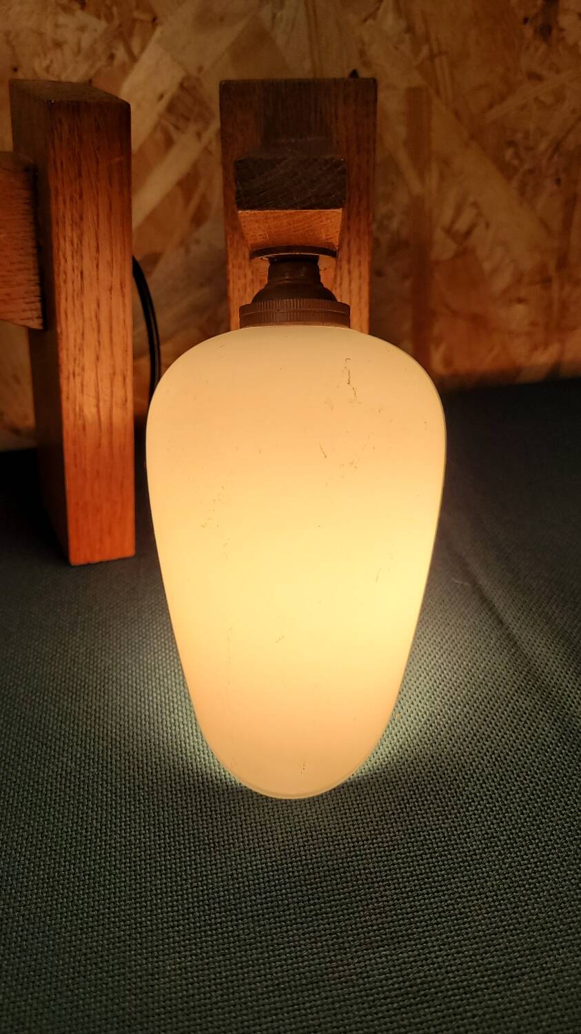 Two Scandinavian wall lights