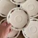 Antique bowls, saucers from Sarreguemines model Obernai.
