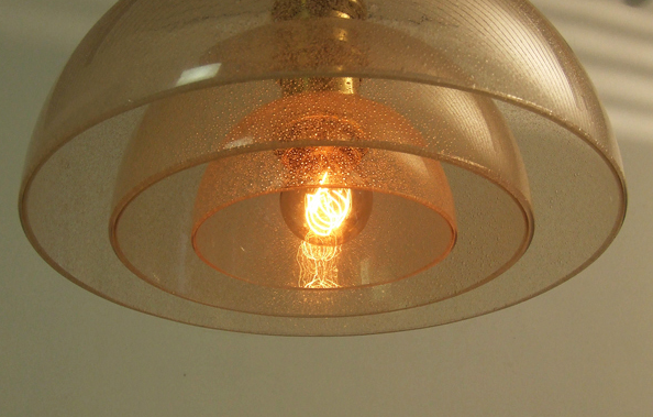Philips glass pendant