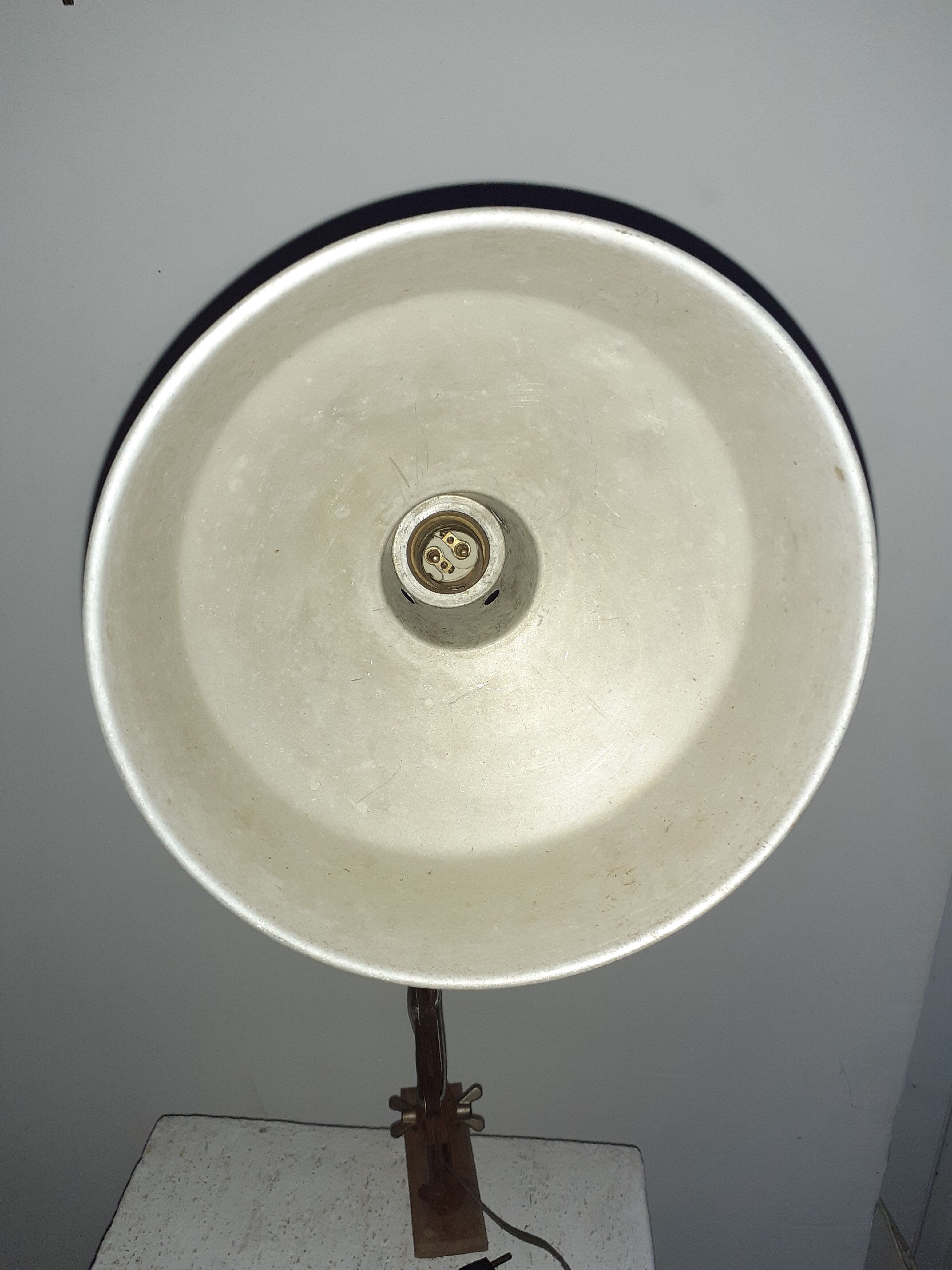 Wall lamp accordion Mazda industrial design 50's