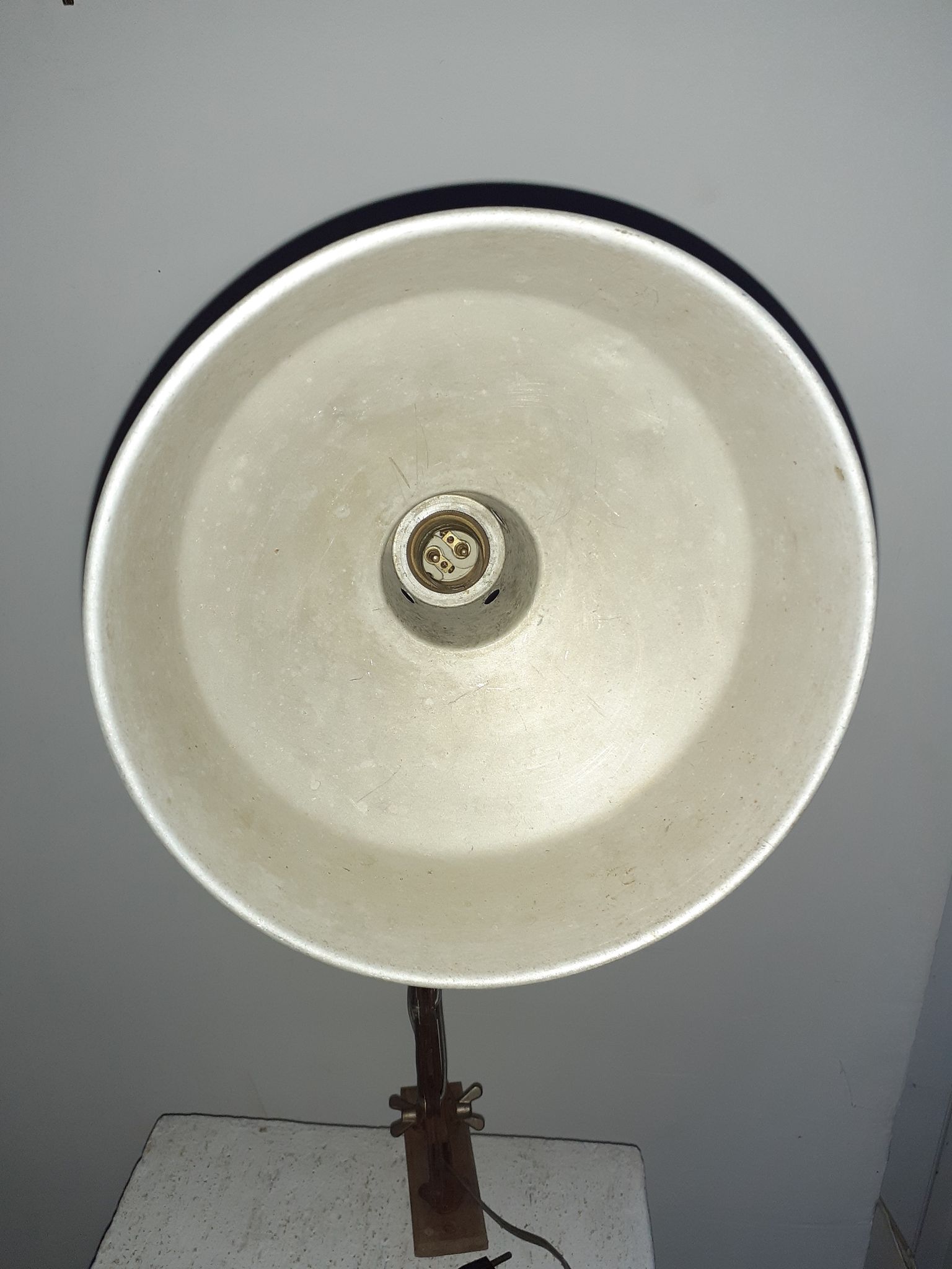 Wall lamp accordion Mazda industrial design 50's