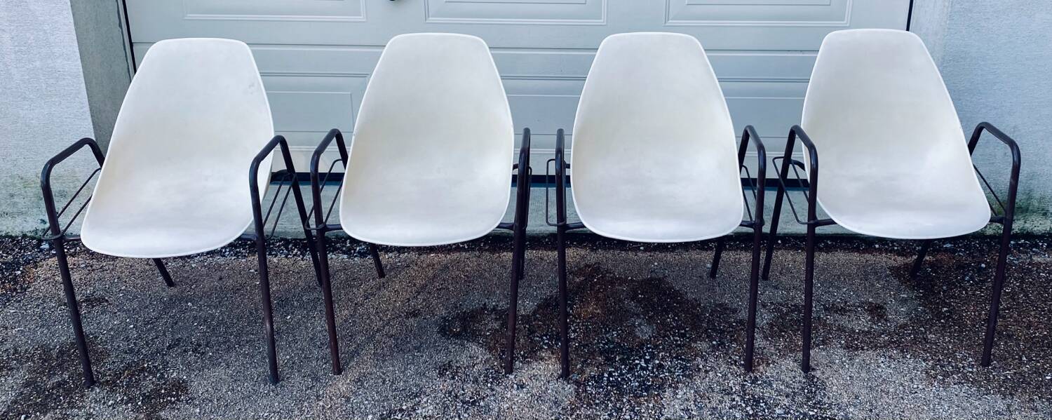 4 60s Aladdin style chairs