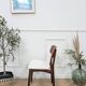 Chaises scandinave teck & tissu