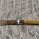 Antique silver-plated butter knife