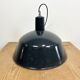 Industrial dark blue enamel pendant lamp from emax, 1960s