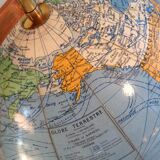 Globe in cardboard Girard and Barrere / vintage years 50-60