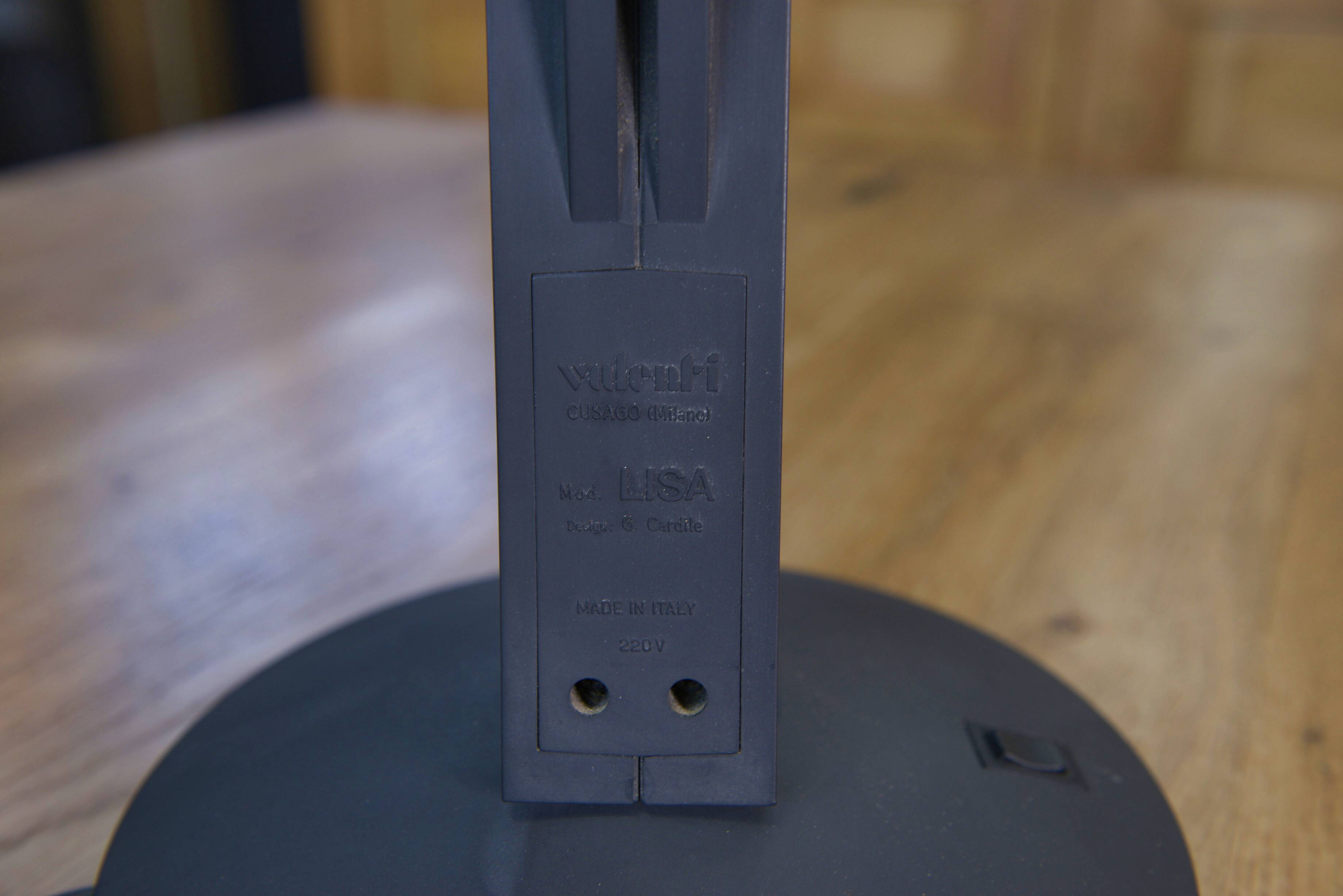 Vintage desk lamp model Lisa Italian design Guiseppe Cardile for Valenti