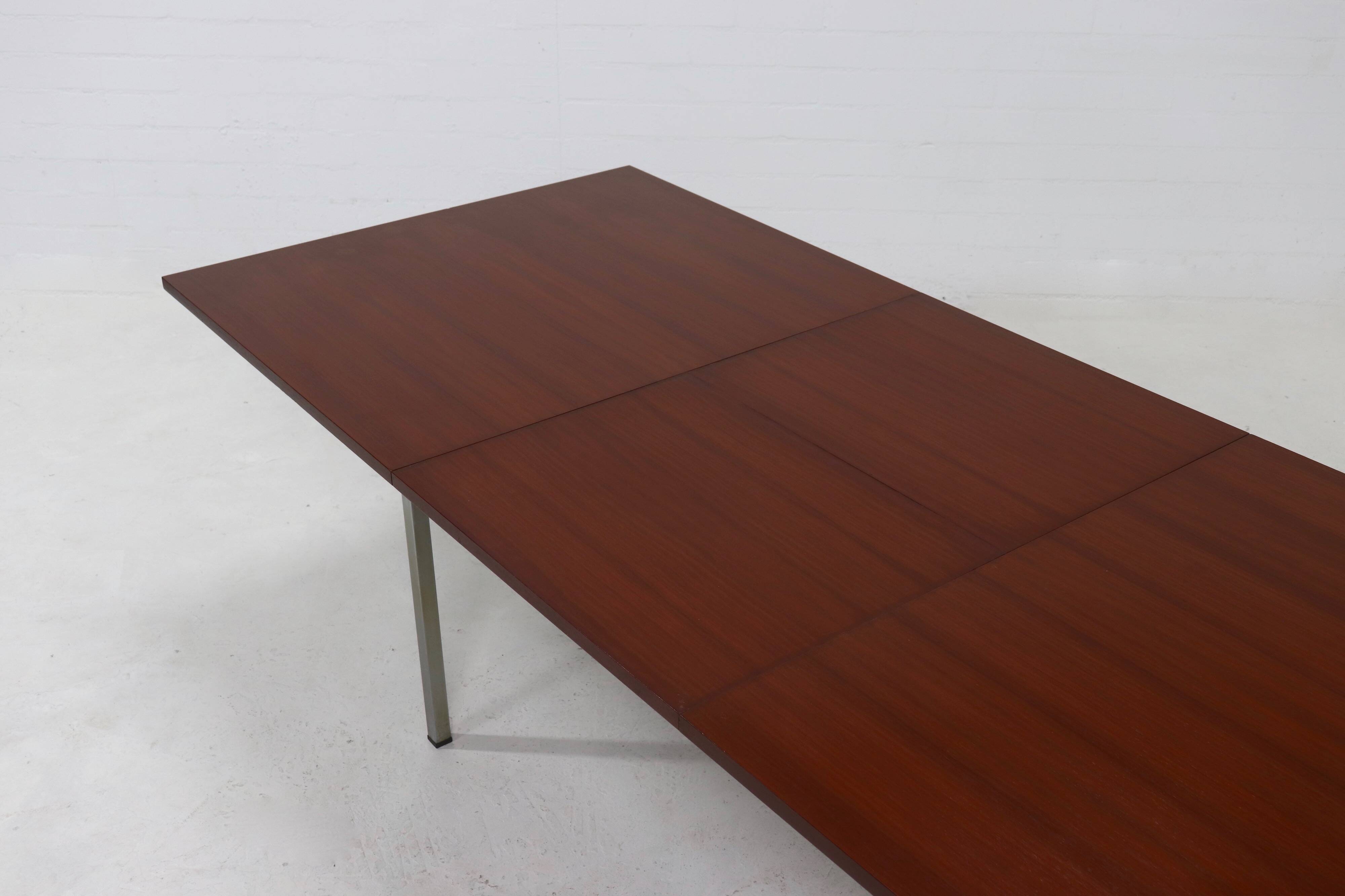 Extendable dining table by Alfred Hendrickx for Belform Belgium 1960s