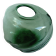 free form glass ball vase
