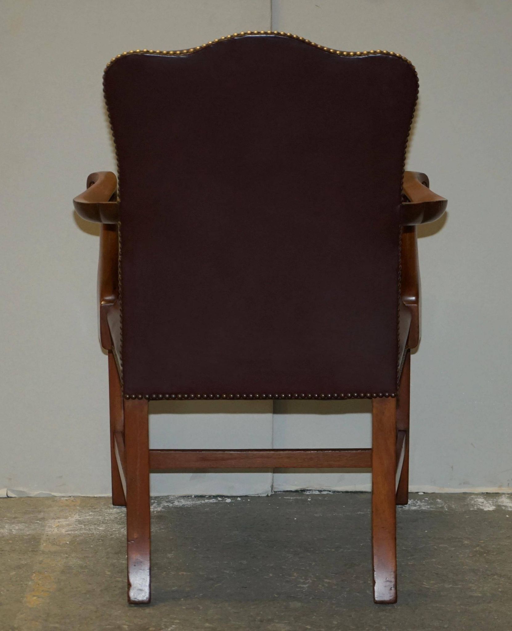 Carver office chair in Spencer House leather