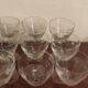 Suite de 9 verres à vin