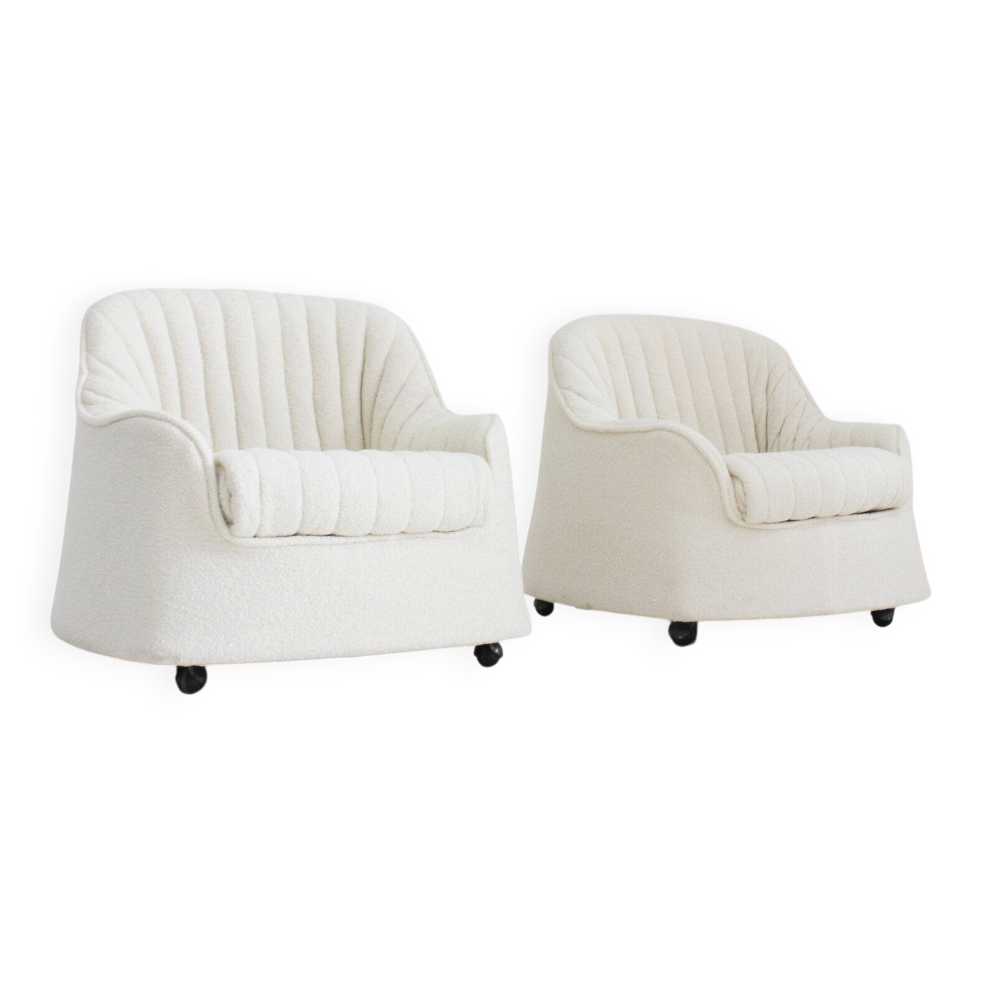 Set of Ciprea armchairs by Afra and Tobia Scarpa for Cassina, 1960s