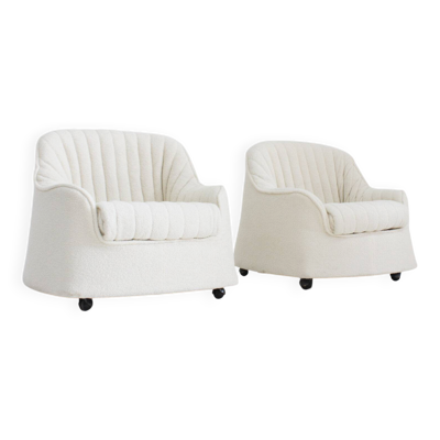 Ensemble de fauteuils Ciprea par Afra et Tobia Scarpa pour Cassina, années 1960.