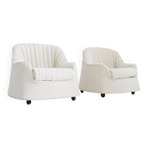 Set of Ciprea armchairs by Afra and Tobia Scarpa for Cassina, 1960s