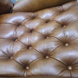 Leather reclining chair