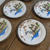 Ancienne assiette en porcelaine de Chine Hayasi Kutani