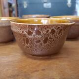 Set of six vintage ceramic bowls