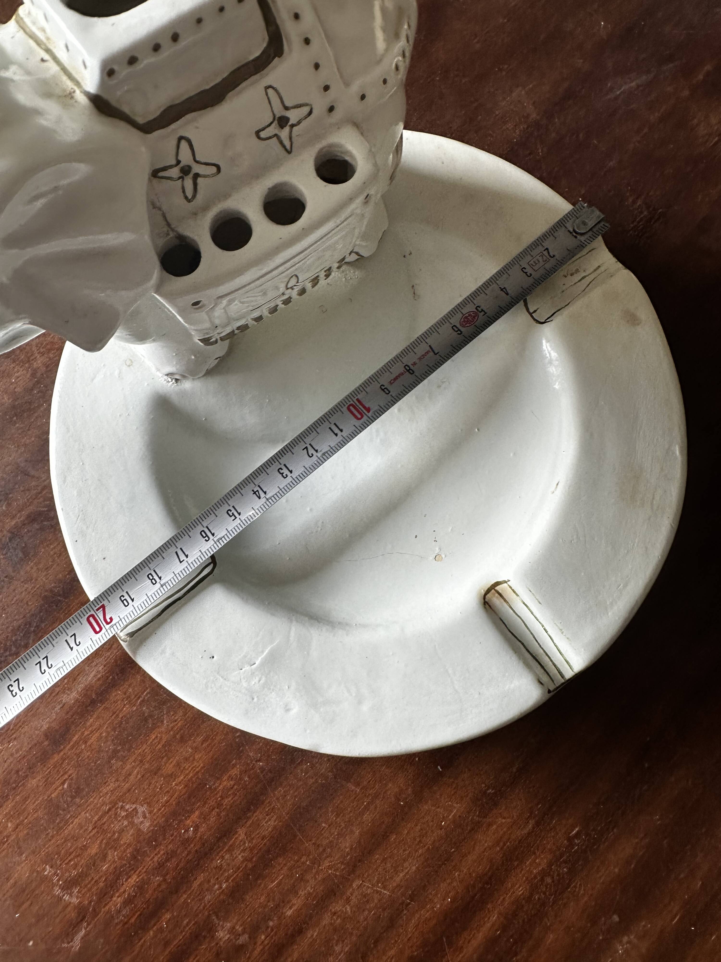 Vintage Ceramic Elephant - Ashtray and Incense Diffuser