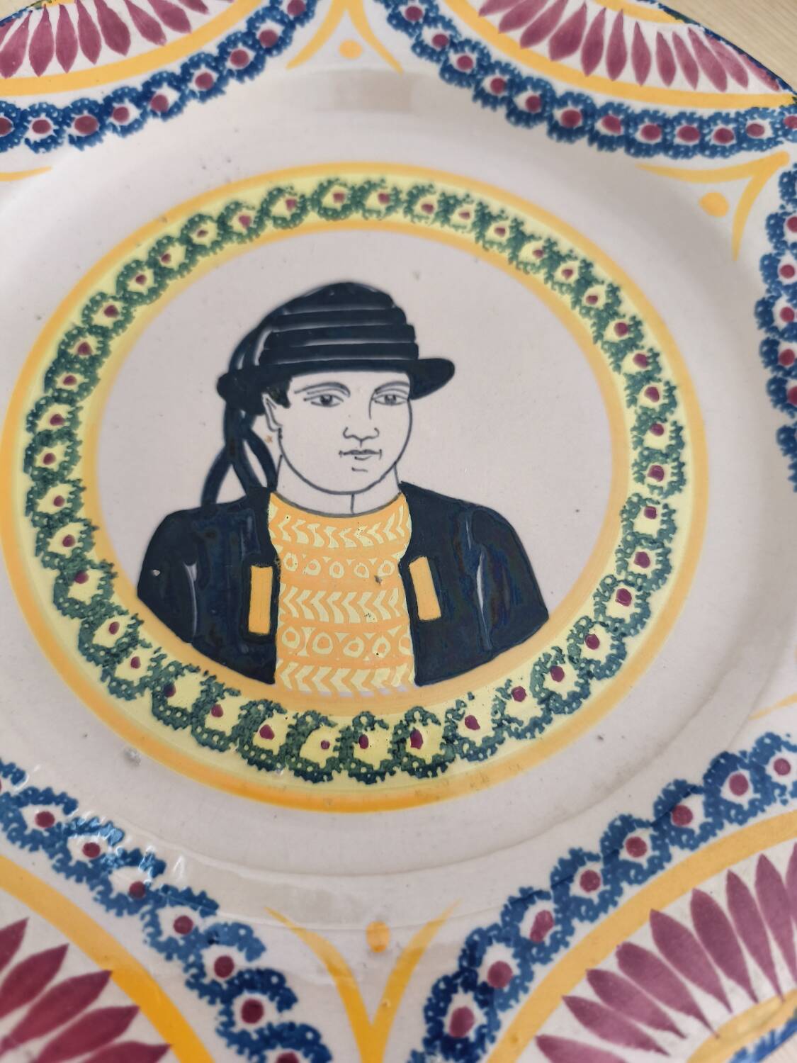 Henriot Quimper Breton Plate