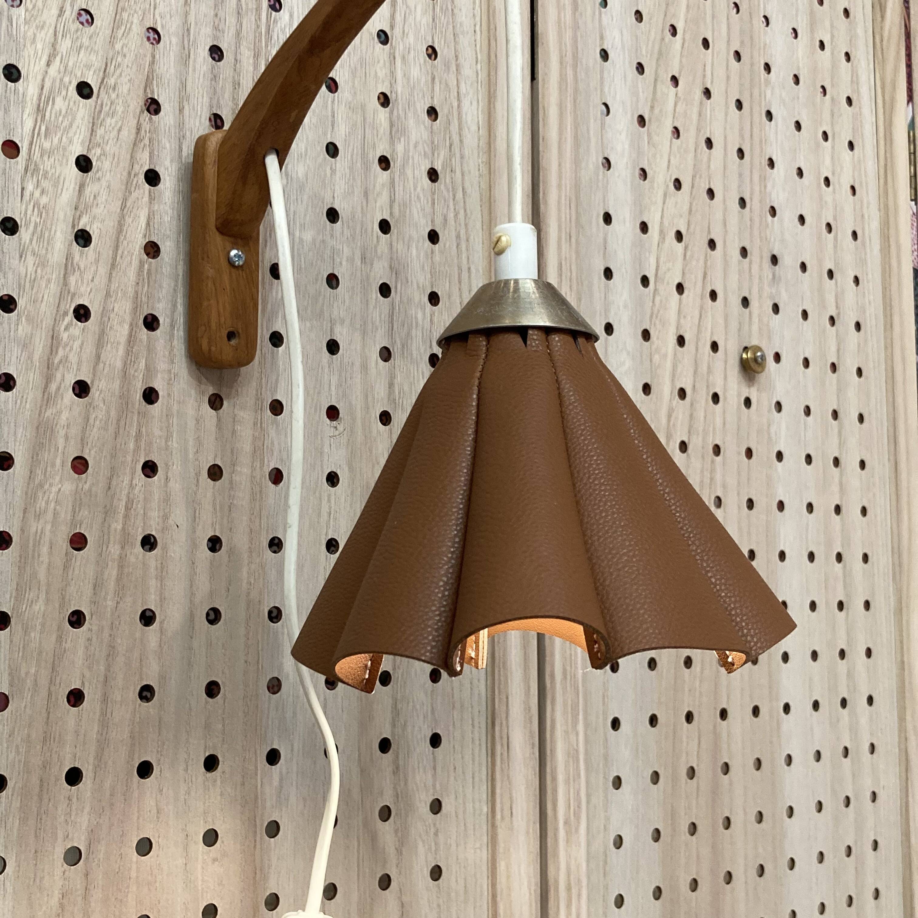 Scandinavian wall lamp design 1950.