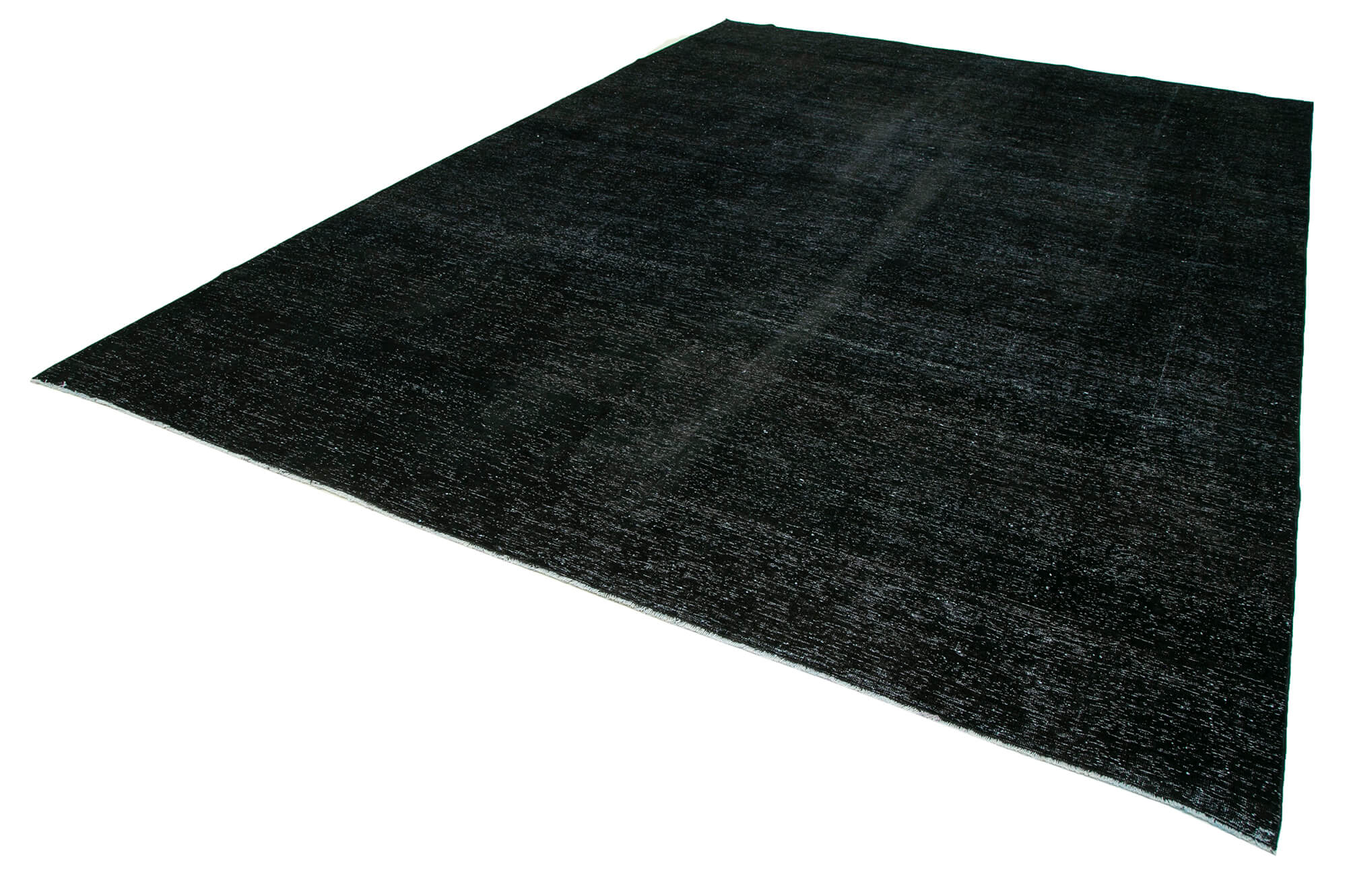 Handmade Oriental Overdyed 293 cm x 407 cm Black Wool Carpet