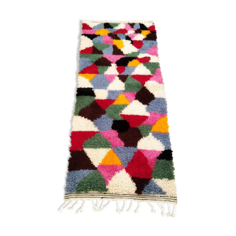 Tapis berbère laine fait main 155 x 60 cm