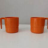 Pair of vintage cups 70s