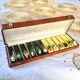 Box of 12 ceramic knife holders slip 50s