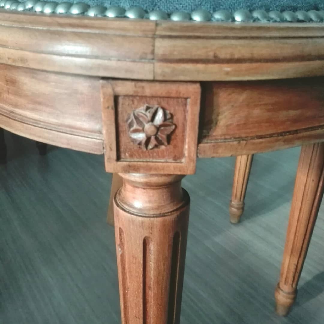 Beautiful restored Louis XVI-style chairs