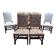 Série de 9 chaises de style Louis XIII