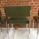 Set de 3 chaises vintage en skaï
