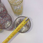 Set of 5 antique glasses