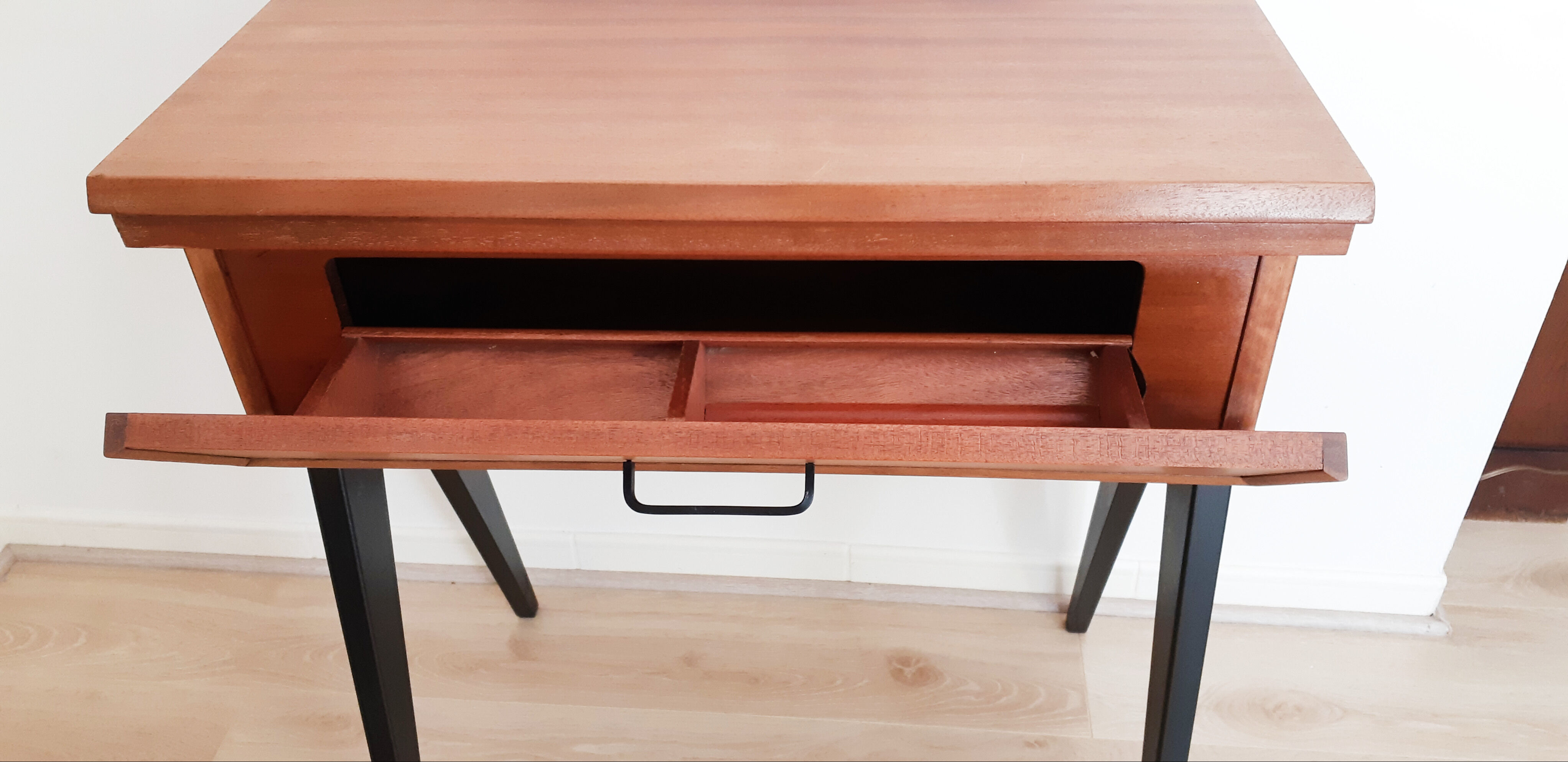 Desk, teak sewing table