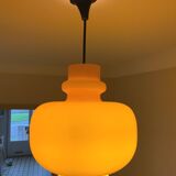 Oplight 75 pendant lamp vintage opaline orange lamp by Hans-Agne Jakobsson