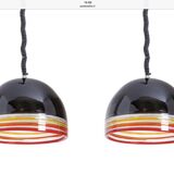 Pair of Leucos ceiling lights