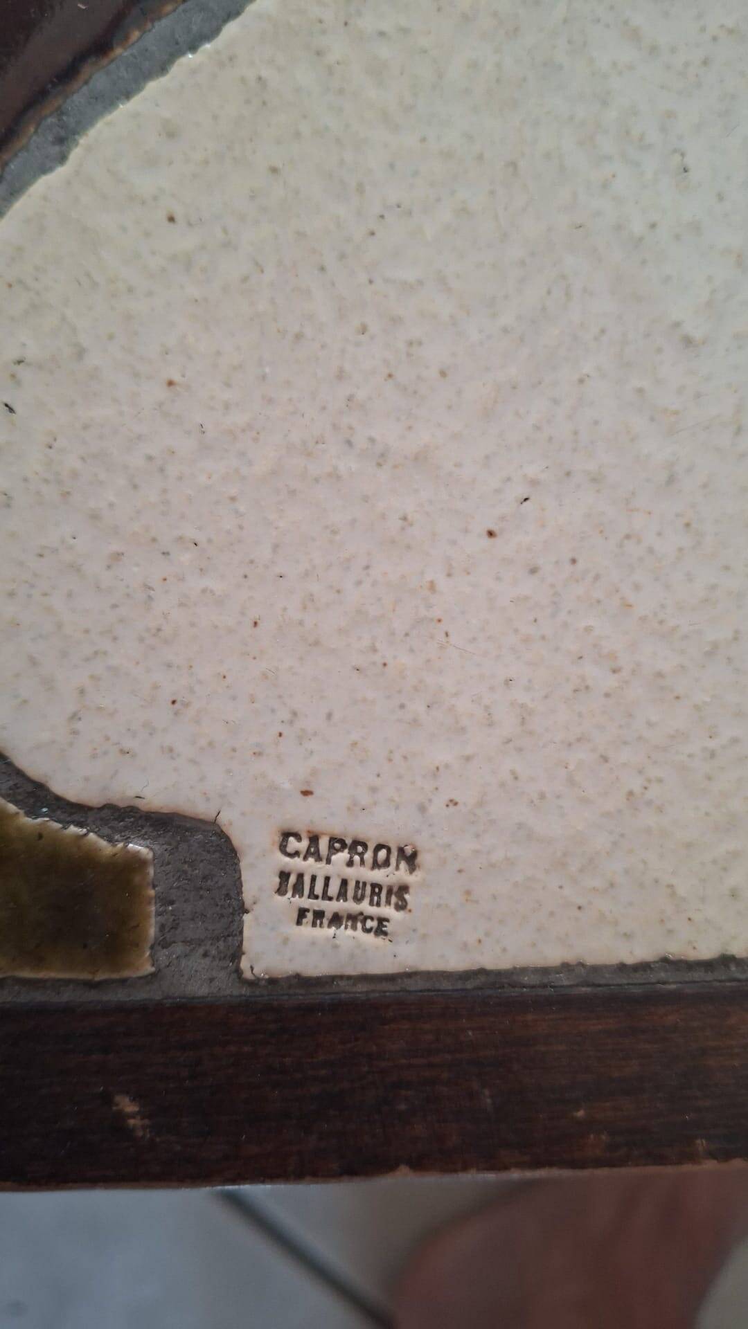 Table basse Modèle Shogun Fleur Valauris - Roger Capron