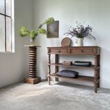 Oak console drapery 1950