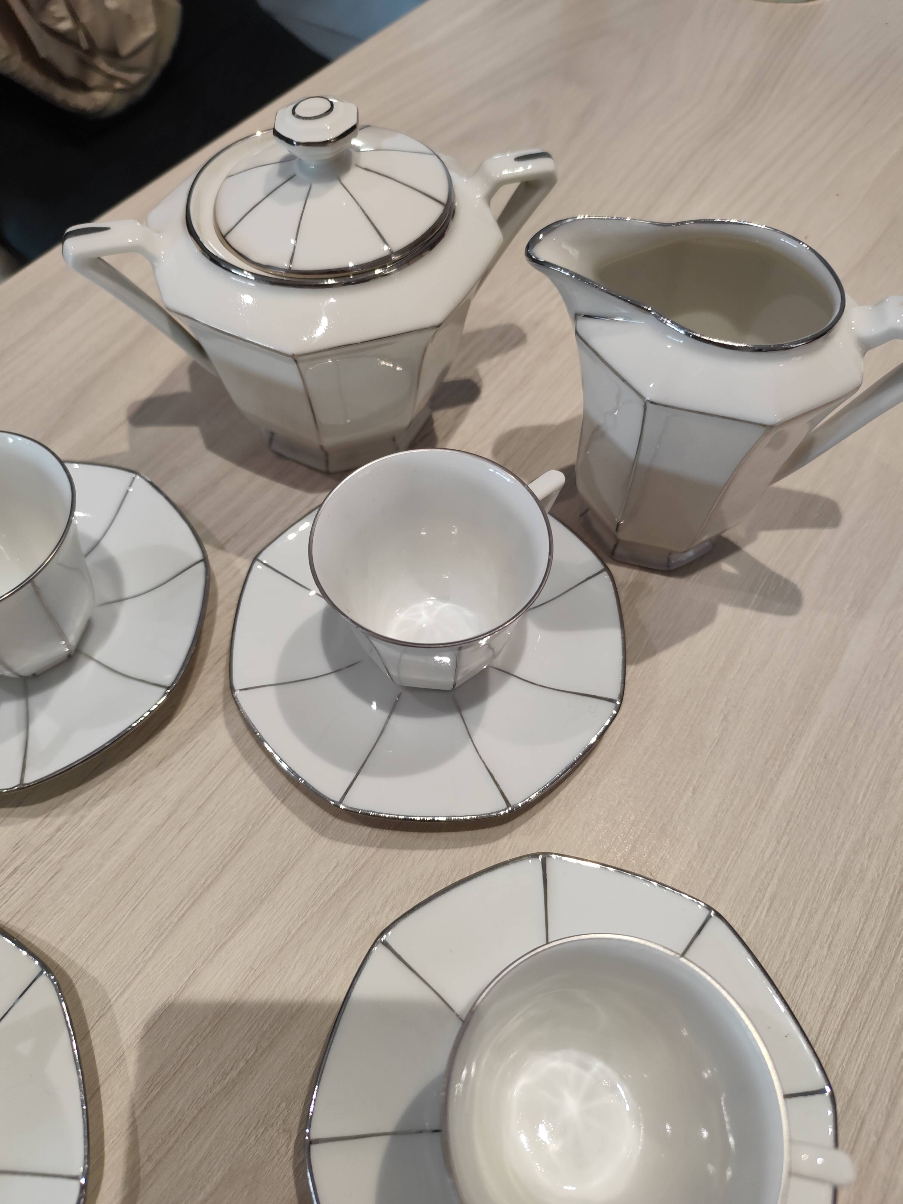 Art Deco coffee service Lourioux Foecy