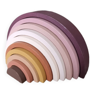 Jeu en bois Arc en ciel