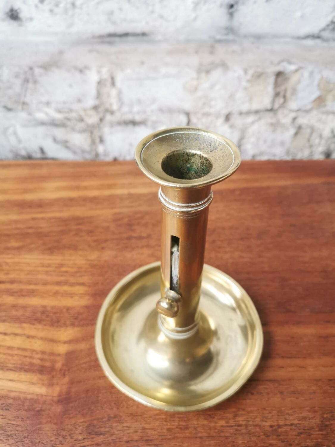 Brass candle holder