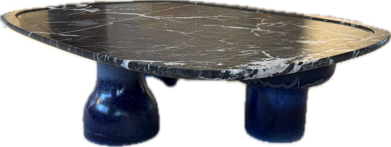 Unique coffee table designed by architects Le Berre and Vevaud