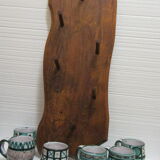 6  mugs with oak stand Robert Picault