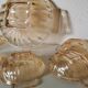 Art Deco pearly glass dessert service