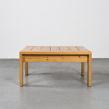 Square coffee table of Les Arcs, circa 1970
