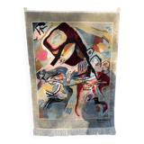Tapis mural en soie