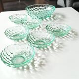Dessert set signed P. d'Avesn 7 pieces