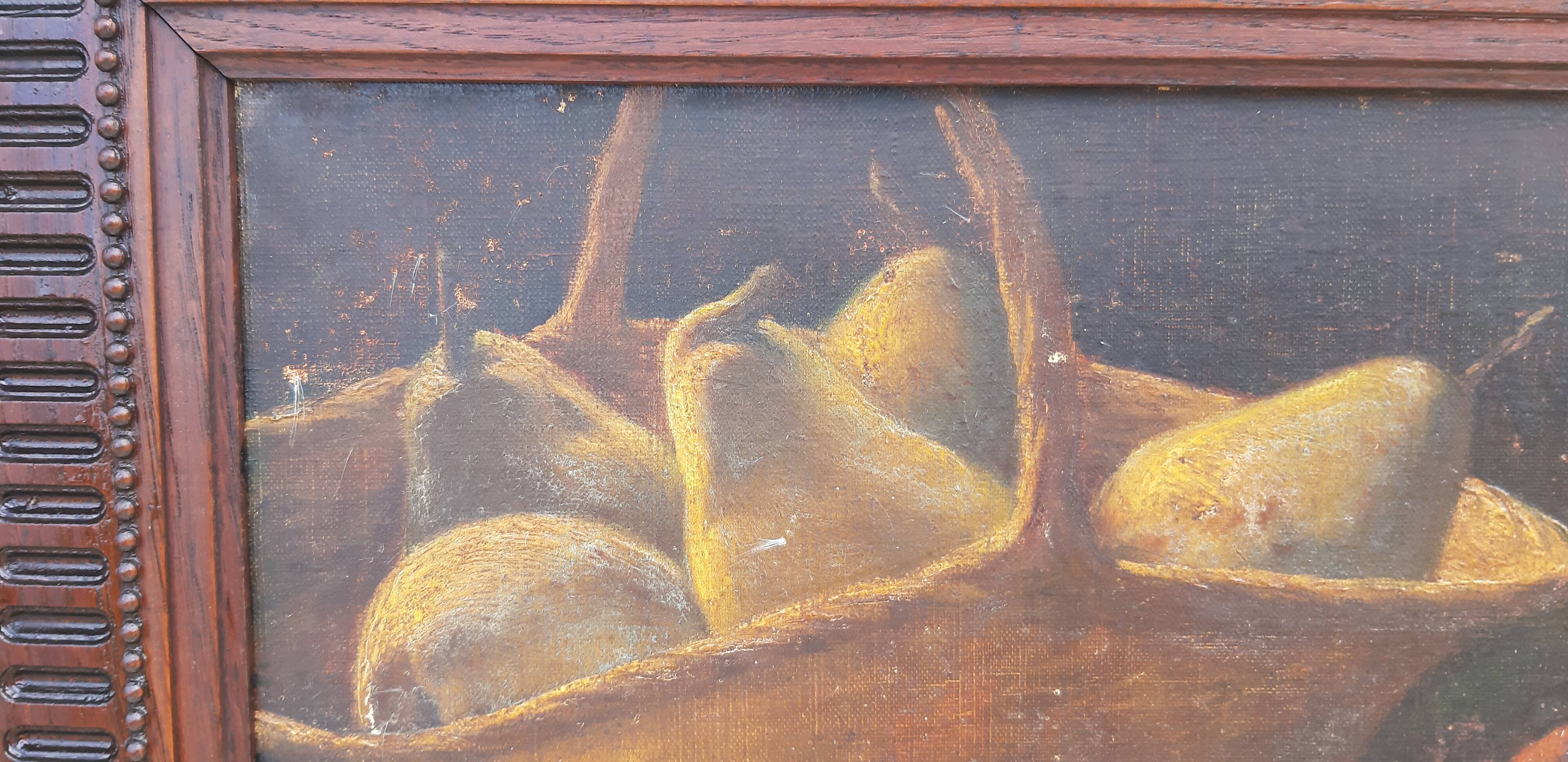 Pair of Oils on Canvas 19 signed