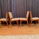 Set of four Cane Back chairs designed by Jens Risom, JO Carlssons, Sweden, 1950s