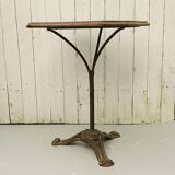 Bistro table foot vintage cast iron